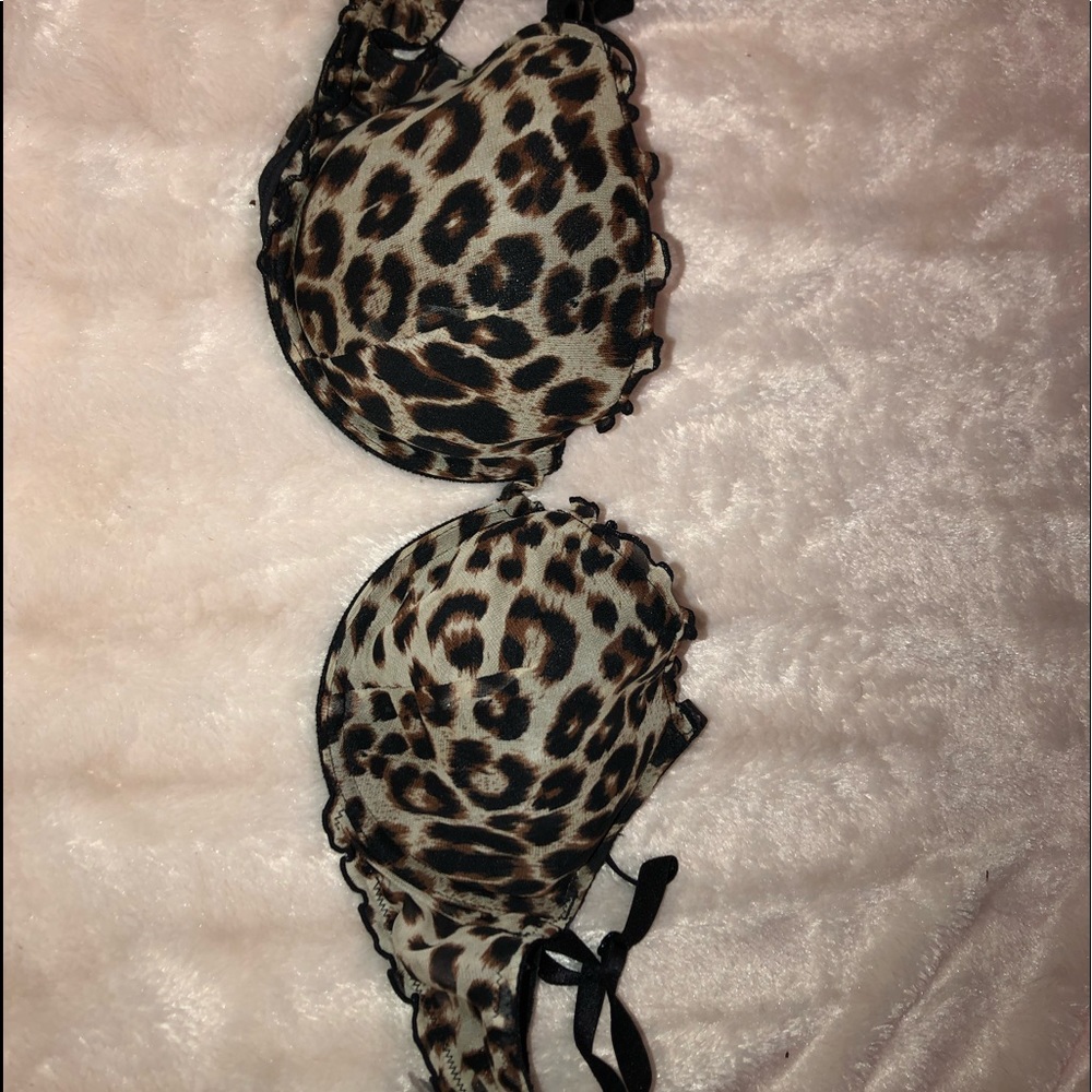 Leopard Print Bra